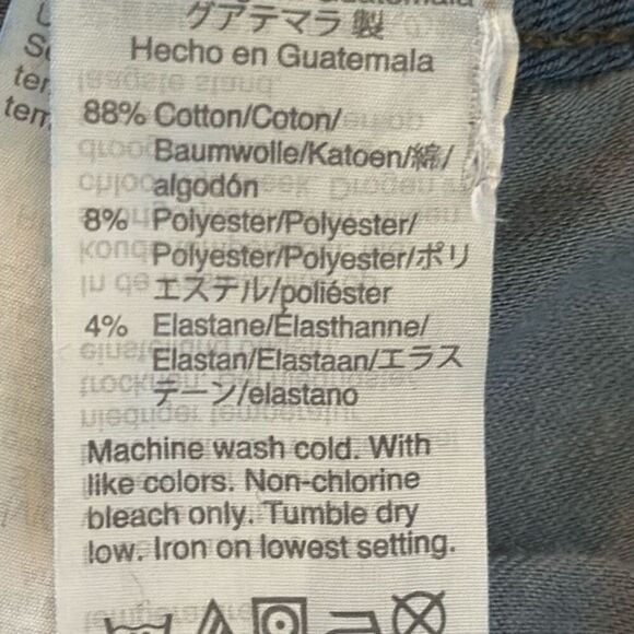 Madewell 10” High Rise Skinny Dark Wash Jeans size 29T Style F6179 - Picture 12 of 12